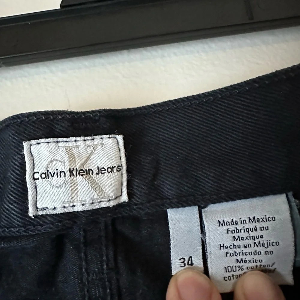 Calvin Klein Black Relaxed Jeans - Picture 3 of 6
